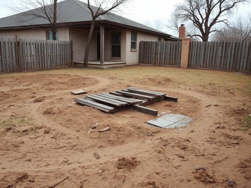 Spring Cedar Deck — before
