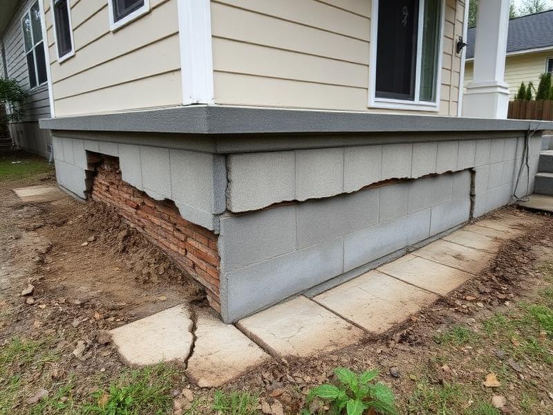 Houston Foundation Repair — before